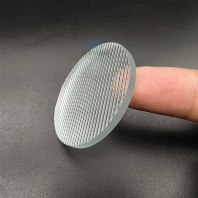 Customized 4mm 5mm 6mm Round Tempered Ribbed Glass with Textured Pattern for Led Light Cover
